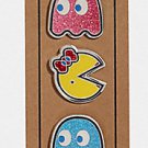 Coach Ms. Pac-Man & Ghost Pin Set