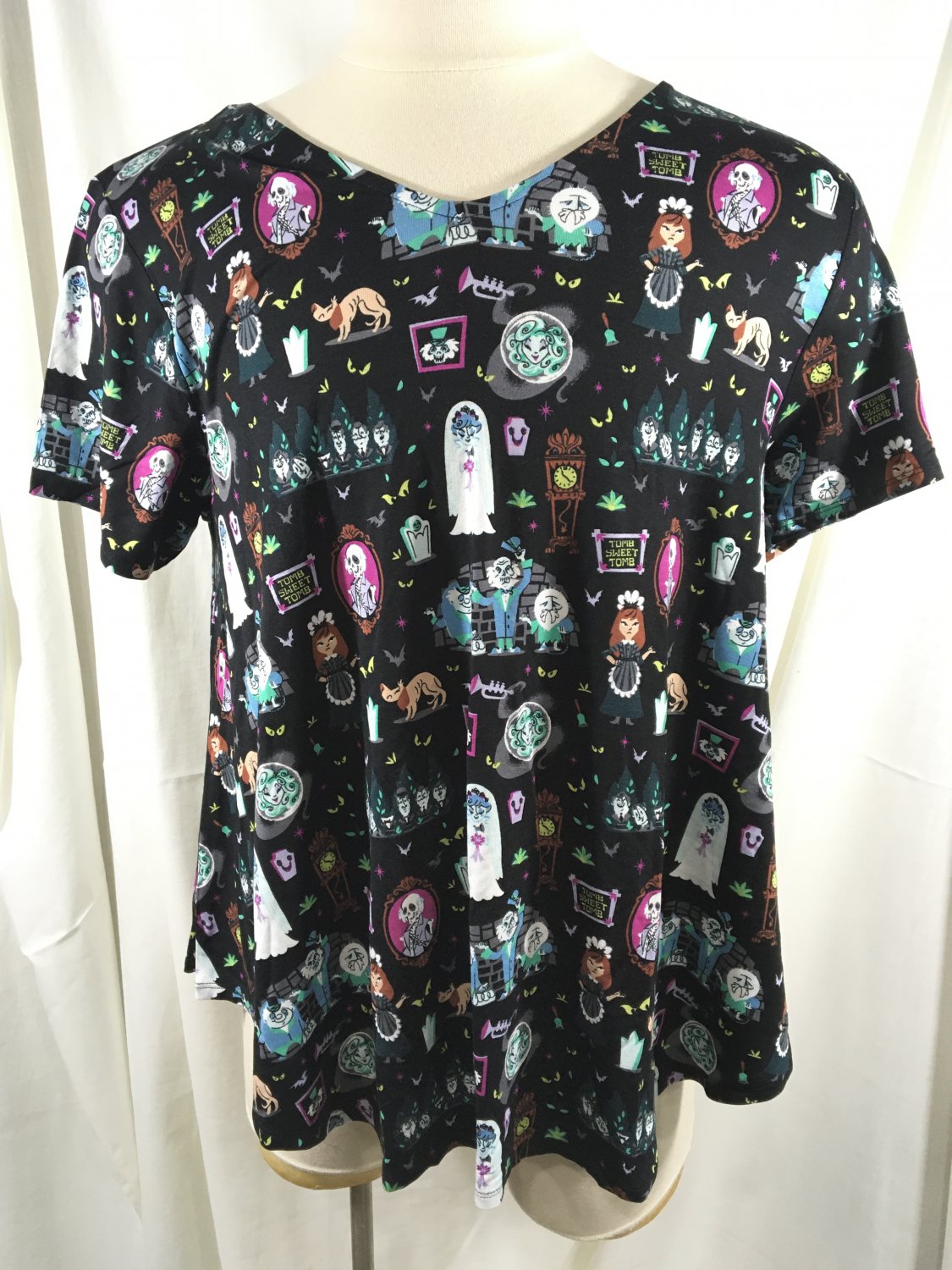 Disney Haunted Mansion Fashion Top Shirt XL