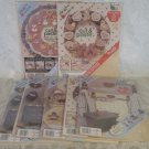 PLAID WOOD CUT-OUTS & PATTERNS KITS LOT OF 7 COUNTRY *SHIPS FREE*