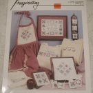 IMAGINATING I LOVE COUNTRY CROSS STITCH LEAFLET *SHIPS FREE*