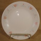 CORELLE FOREVER YOURS DESSERT PLATES PEACH HEARTS