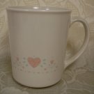 CORNING CORELLE FOREVER YOURS STRAIGHT SIDED MUGS