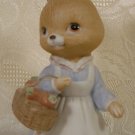 ENESCO PORCELAIN MISS BUNNY RABBIT FIGURINE 1979 *SHIPS FREE*