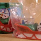 MCDONALDS 1996 101 DALMATIONS SNOW DOME DOG SLEDDING *SHIPS FREE*