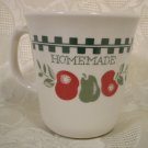 CORELLE FARM FRESH APPLES TAPERED MUGS SET OF 4