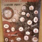 CHRISTMAS MINIATURES COUNTRY PUFFS - DALE BURDETT 1983 *SHIPS FREE*