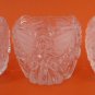 GORHAM LEAD CRYSTAL NORTH POLE EXPRESS VOTIVES *NIB*