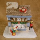 PARTYLITE SANTA'S WORKSHOP TEALIGHT HOUSE *MIB*