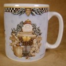 SAKURA DEBBIE MUMM WOODLAND SANTA GIANT 1 QT. MUG 1998