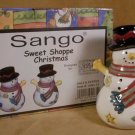 SANGO SWEET SHOPPE CHRISTMAS SALT & PEPPER SET *NIB*