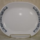 CORELLE OLD TOWN BLUE ONION OVAL SERVING PLATTER