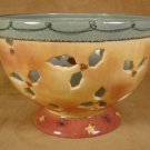SANGO SWEET SHOPPE CHRISTMAS LG. PIERCED FOOTED BOWL