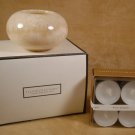 ILLUMINATIONS QUARTZ TEALIGHT HOLDER *NIB* W/TEALIGHTS