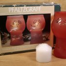 PFALTZGRAFF WINTERBERRY MINI FLOATING PILLAR CANDLES *NIB*