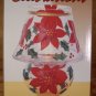 CELEBRATIONS POINSETTIA 7" MINI CANDLE LAMP *NIB*
