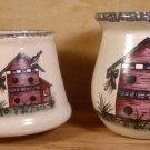 HOME & GARDEN PARTY BIRDHOUSE SM. SPOON JAR & SM. SHADE