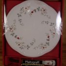 PFALTZGRAFF WINTERBERRY HOLLY CHEESE TRAY W/SLICER *NIB*