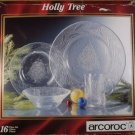 ARCOROC CHRISTMAS HOLIDAY HOLLY TREE MUGS *NEW*