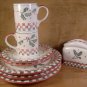 JAY IMPORTS CHRISTMAS HOLLY CHECKERBOARD 8 PC. LOT NWT