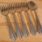 VINTAGE GARDEN MANOR STAINLESS FLATWARE USA 5 PC. LOT
