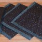 HICKORY FARMS 1997 MOON & STARS FABRIC NAPKINS - 4