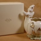 LENOX OCCASIONS™ GHOST W/PUMPKIN VOTIVE TEALIGHT *MIB*