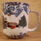 TIENSHAN FOLKCRAFT CABIN IN THE SNOW HOLIDAY MUGS - 4