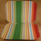 MULTI-COLOR BRIGHT COLORFUL PLACEMATS NEW - SET OF 4 *SHIPS FREE*
