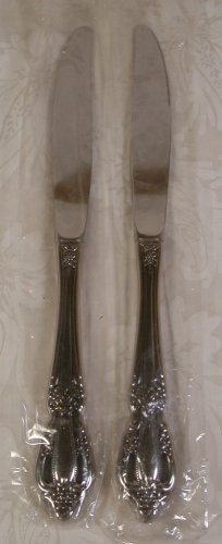 ONEIDA DELUXE STAINLESS RAPHAEL DINNER KNIVES - 2 *NEW* *SHIPS FREE*