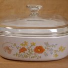 CORNING WARE CORELLE WILDFLOWER 2 QT. CASSEROLE W/LID