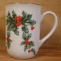 LEFTON CHINA CHRISTMAS HOLIDAY HOLLY  BERRY MUG #10418