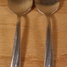 ONEIDA STAINLESS ROSEANNE FLATWARE SERVING SPOONS - 2 *SHIPS FREE*