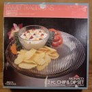 VINTAGE ANCHOR HOCKING MONACO CHIP & DIP SET *EUC*