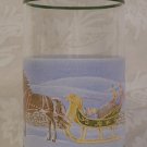 CORELLE "COUNTRY MEMORIES" CHRISTMAS COOLER GLASSES SET OF 6 *EUC*