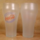 GENUINE COCA-COLA DRINKWARE FROSTED GLASSES - SET OF 6 - *EUC*