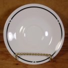 CORELLE CORNING WARE SILK & ROSES SAUCERS SET OF 4 *EUC