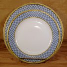 SAKURA DEBBIE MUMM GARDEN VIGNETTE PLATTER/CHOP PLATE & 1 DINNER PLATE
