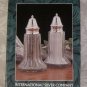 INTERNATIONAL SILVER SILVERPLATED & GLASS SALT & PEPPER *NEW*