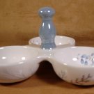 PFALTZGRAFF WINTER FROST BEAR HANDLED RELISH DISH *EUC*