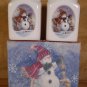 THE MAGIC OF CHRISTMAS STONEWARE SALT & PEPPER SET *NIB