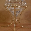 PARTYLITE CRYSTAL SOLITAIRE DIAMOND VOTIVE HOLDER *EUC*