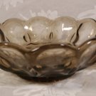 ANCHOR HOCKING SMOKE BROWN FAIRFIELD NAPPY HANDLED DISH