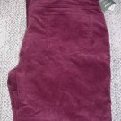 EDDIE BAUER WOMENS 16P 5 PKT STRETCH CORD JEANS RED *NEW WITH TAGS*