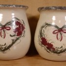 CASEY POTTERY HEART WREATH SM SPOON JARS/CANDLE CROCKS