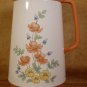 CORNING WARE CORELLE ROSE GARDEN FLORAL THERMAL CARAFE *EUC*