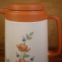 CORNING WARE CORELLE ROSE GARDEN FLORAL THERMAL CARAFE *EUC*