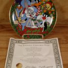 LOONEY TUNES CHRISTMAS L.E. COLLECTOR PLATE 1991