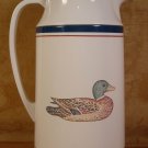 CORELLE DUCK THERMIQUE HOT & COLD THERMAL CARAFE *EUC*