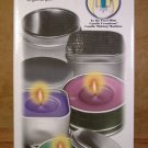 CANDLE CREATIONS TIN CONTAINER CANDLES REFILL KIT *NEW*
