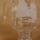 AVON 1992 PRES CLUB HOLIDAY GIFT EMBOSSED FOOTED MUGS